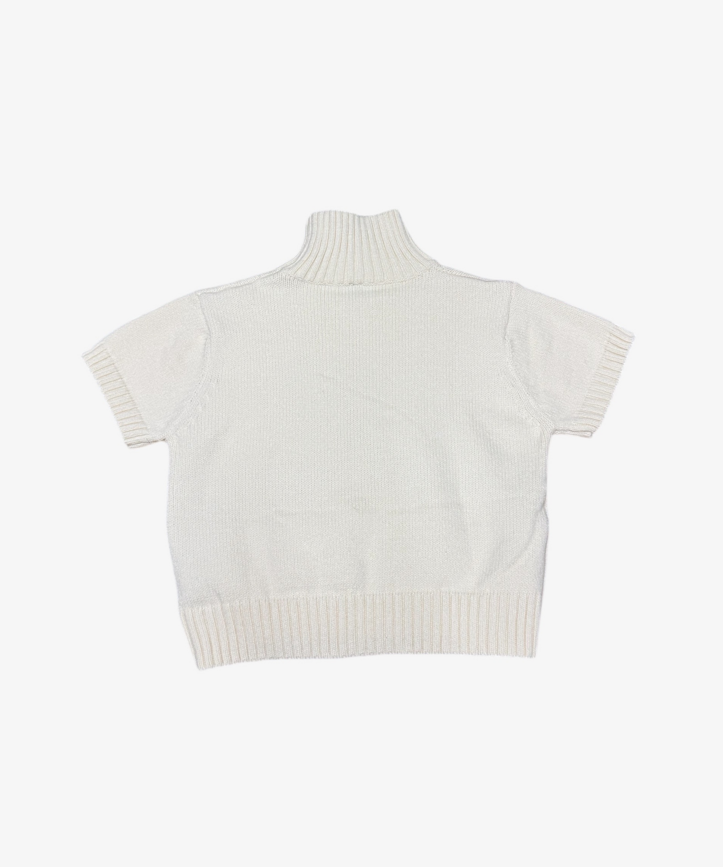 半袖タートルネックニット BEAUSTY Drip Heart ロゴ