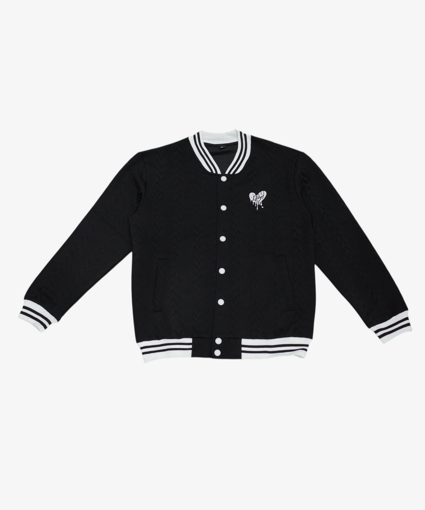 BEAUSTY Drip Heart ロゴ ブルゾン BLACK