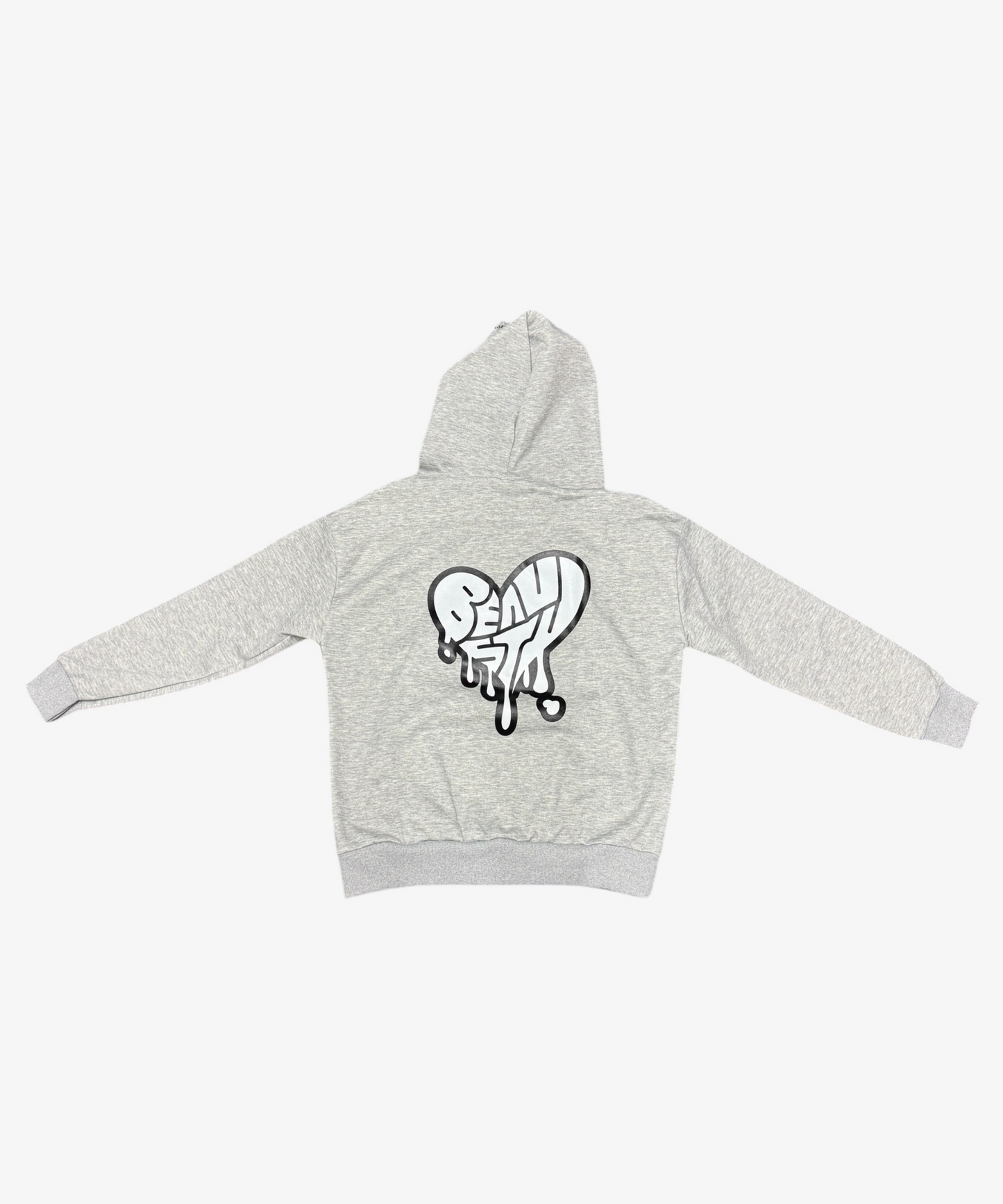 BEAUSTY Drip Heart ハイネックパーカー GLAY×BLACK LOGO