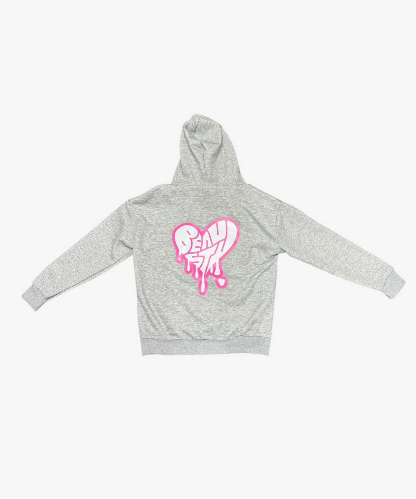 BEAUSTY Drip Heart ハイネックパーカー GLAY×PINK LOGO