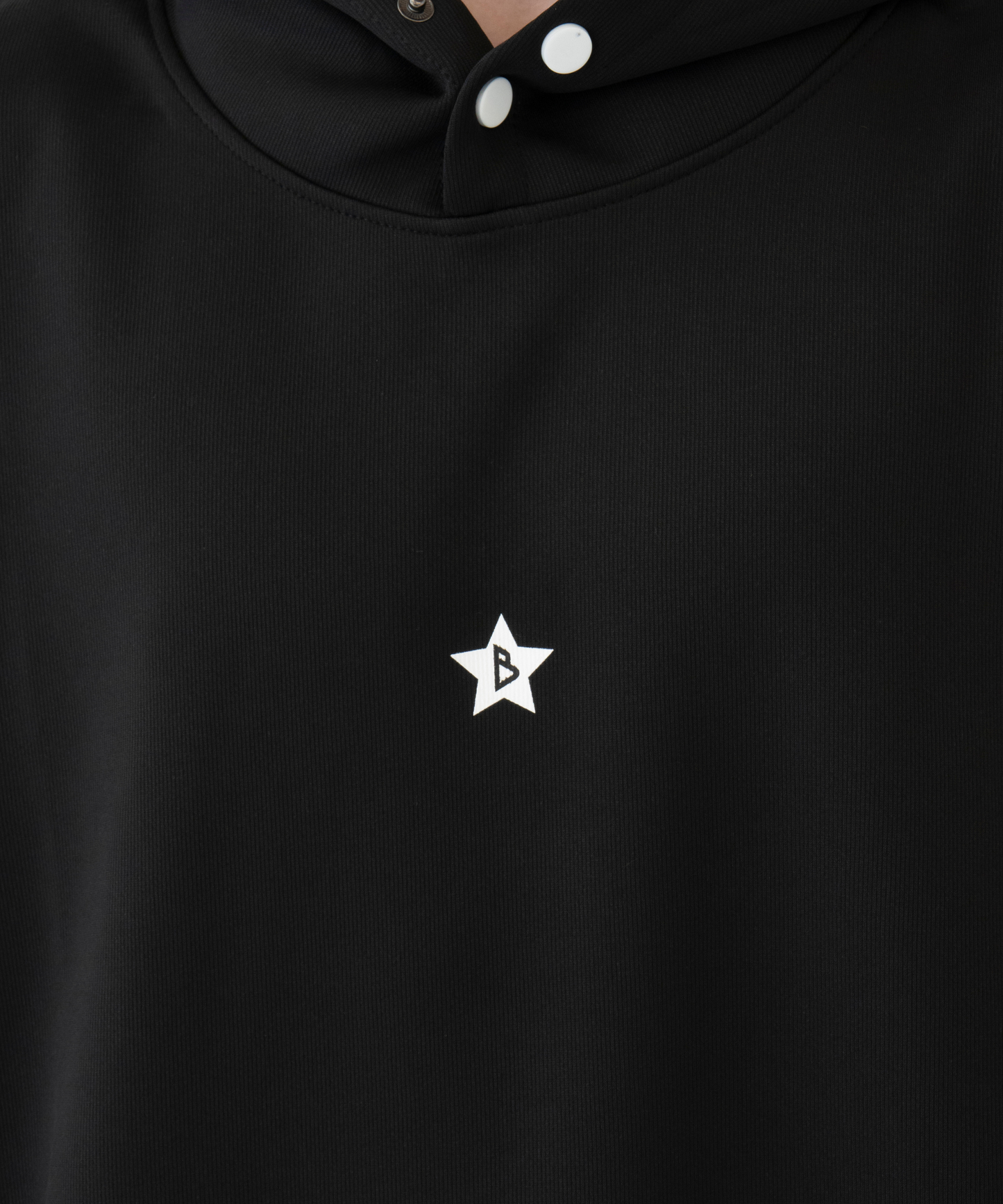 プルオーバーパーカー Bスターロゴ BLACK