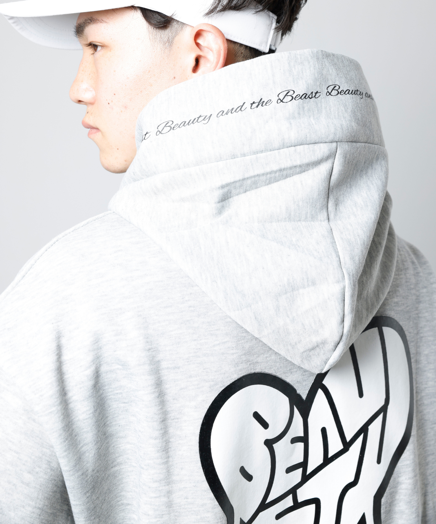 BEAUSTY Drip Heart ハイネックパーカー GLAY×BLACK LOGO