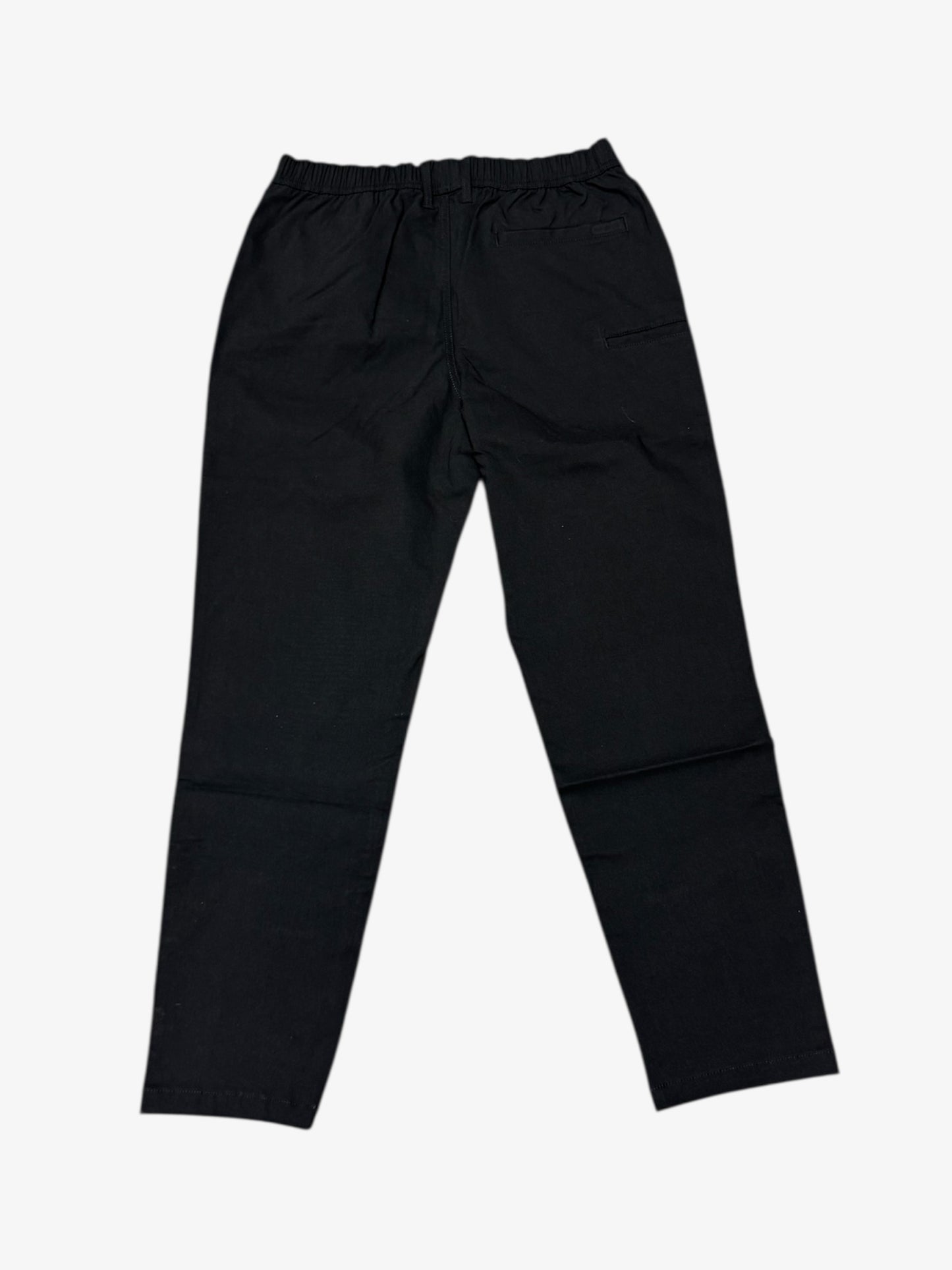 ストレッチテーパードパンツ BLACK