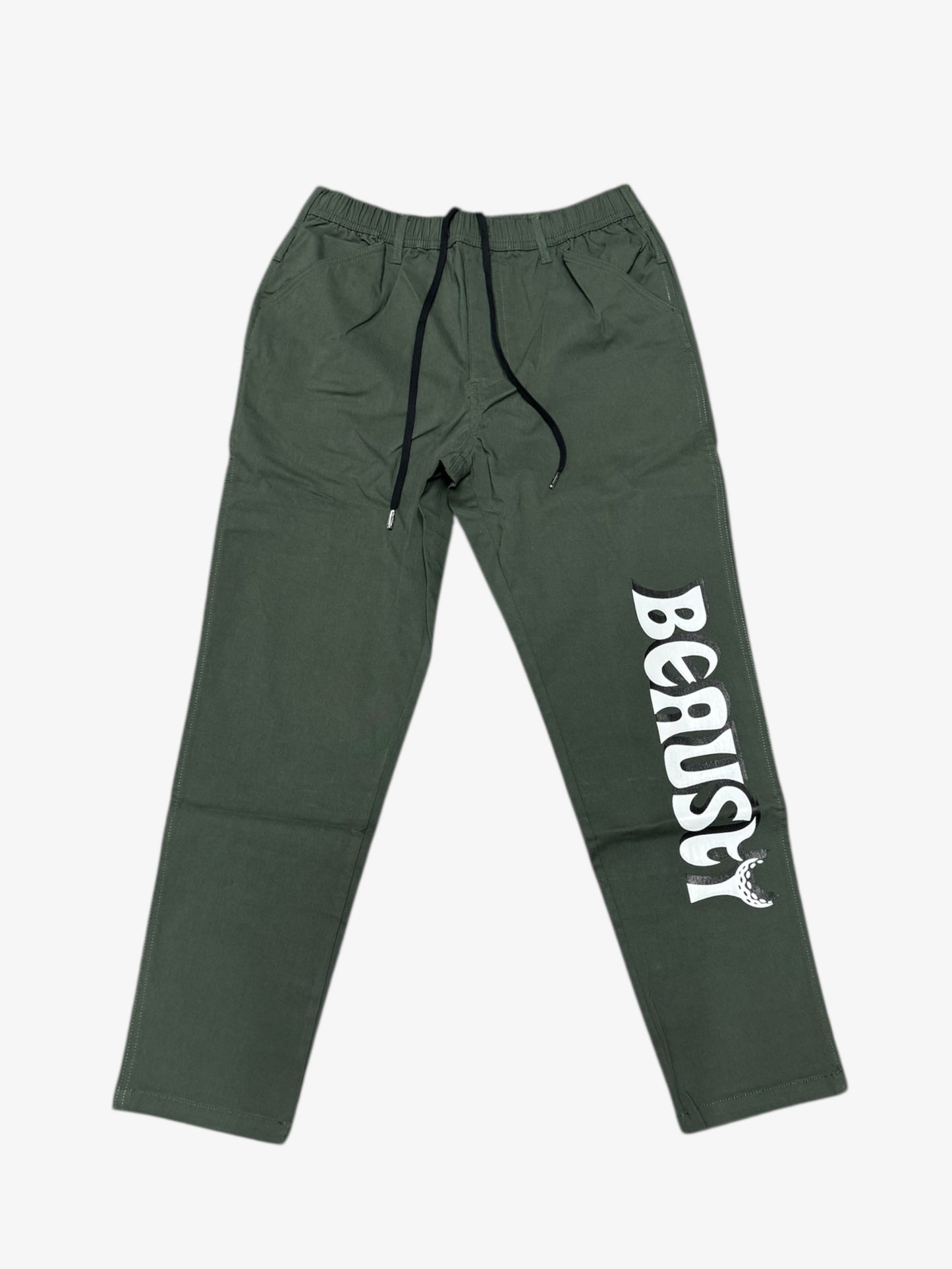 ストレッチテーパードパンツ KHAKI