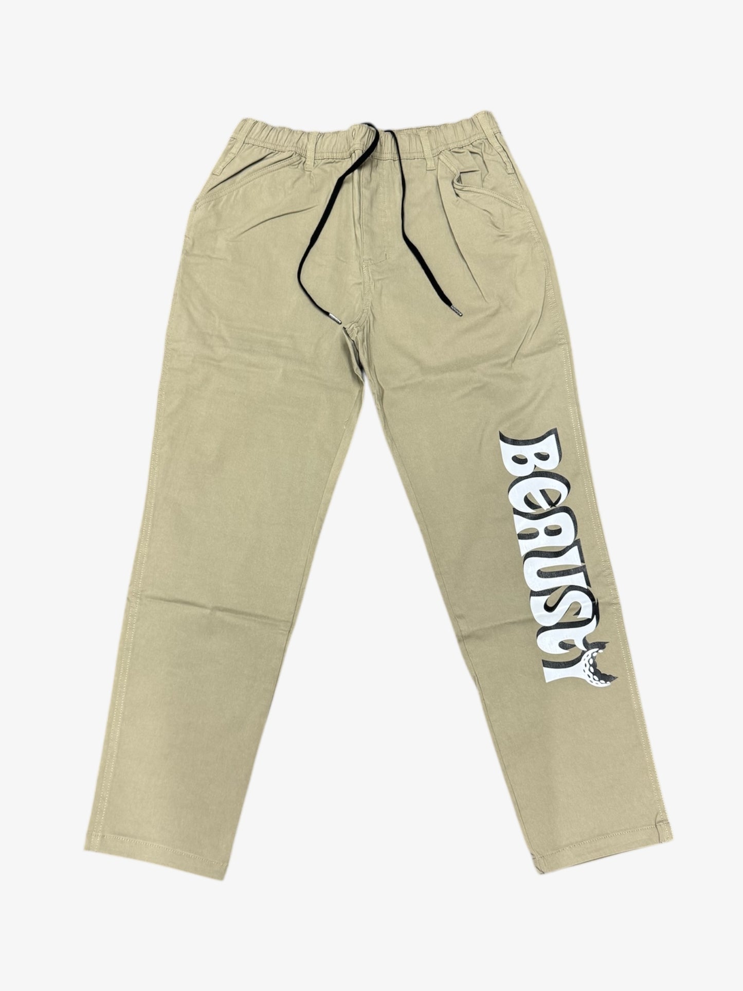 ストレッチテーパードパンツ BEIGE