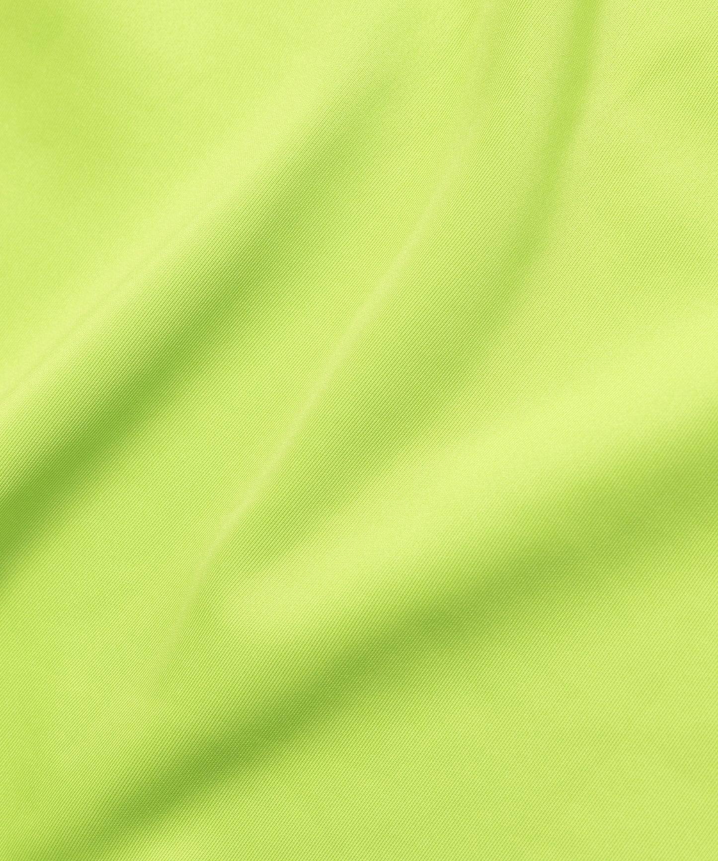 BEAUSTY アシンメトリー ロゴ モックネック Tシャツ LIME