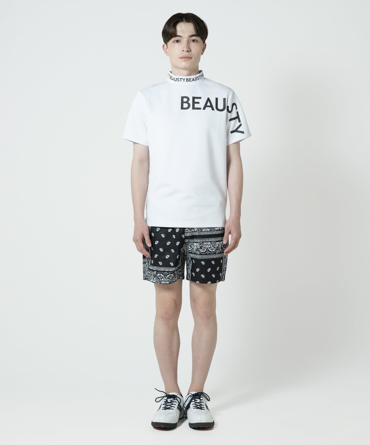 ペイズリー柄 ショートパンツ