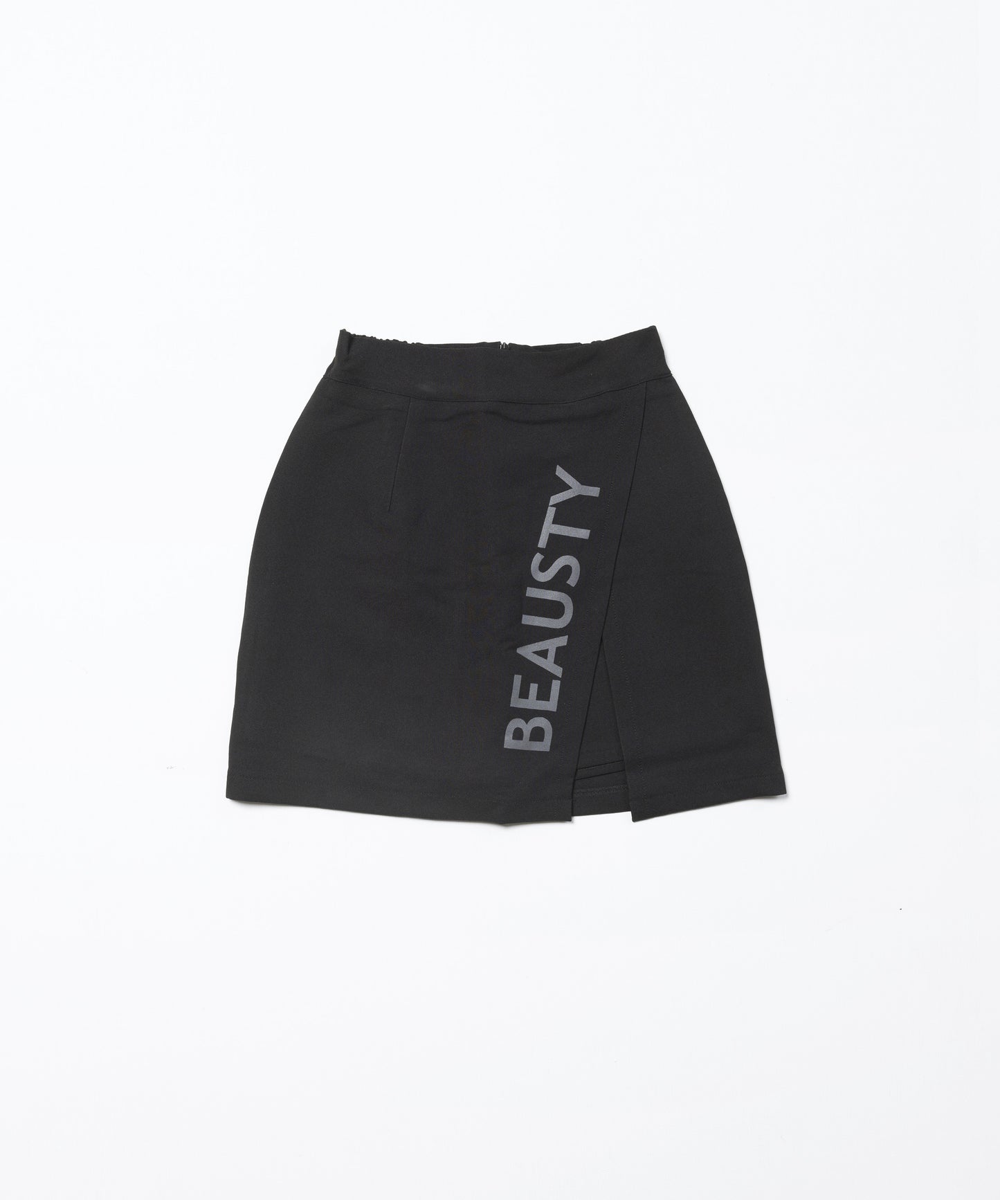 BEAUSTY ロゴ スリットスカート BLACK