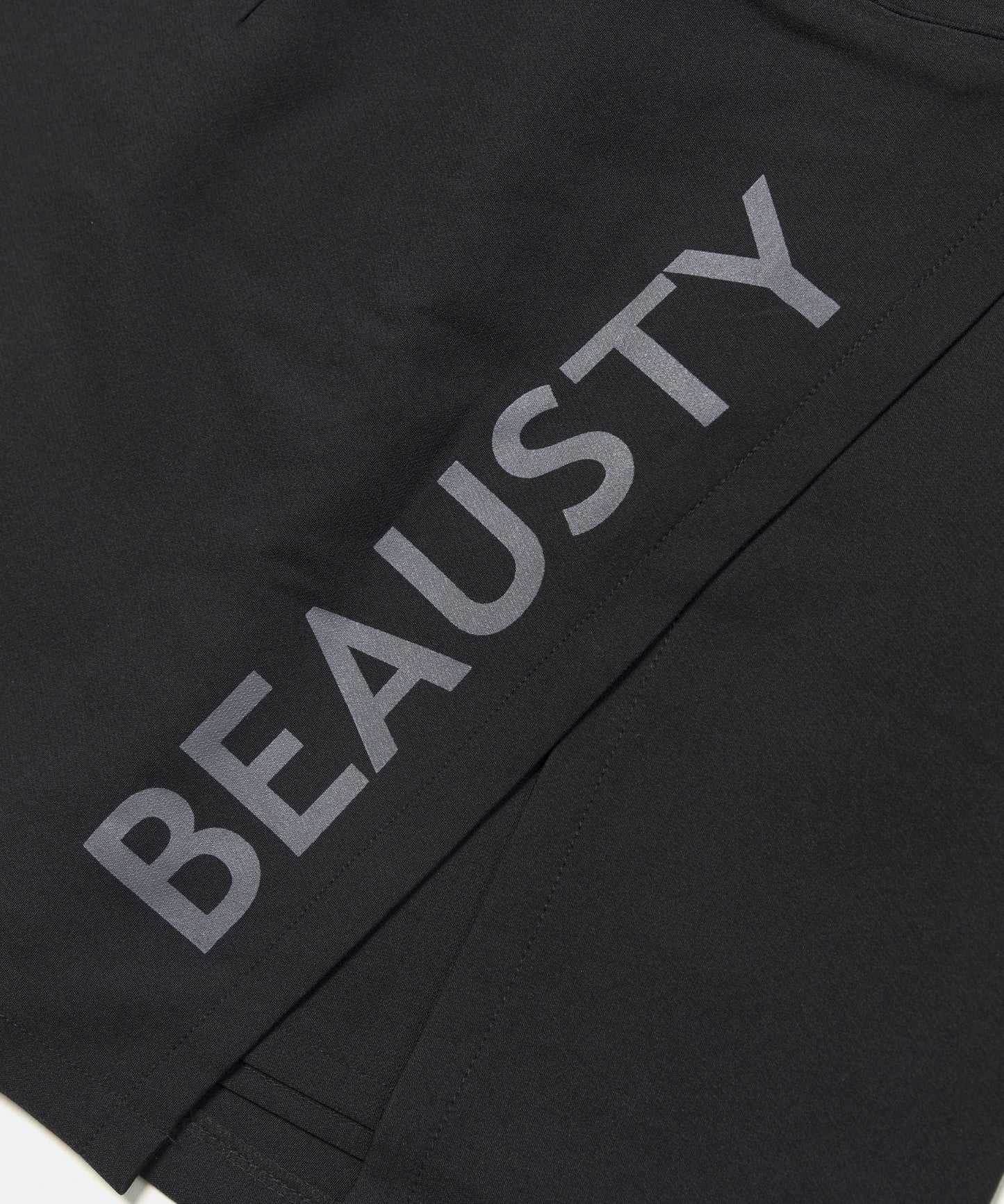 BEAUSTY ロゴ スリットスカート BLACK