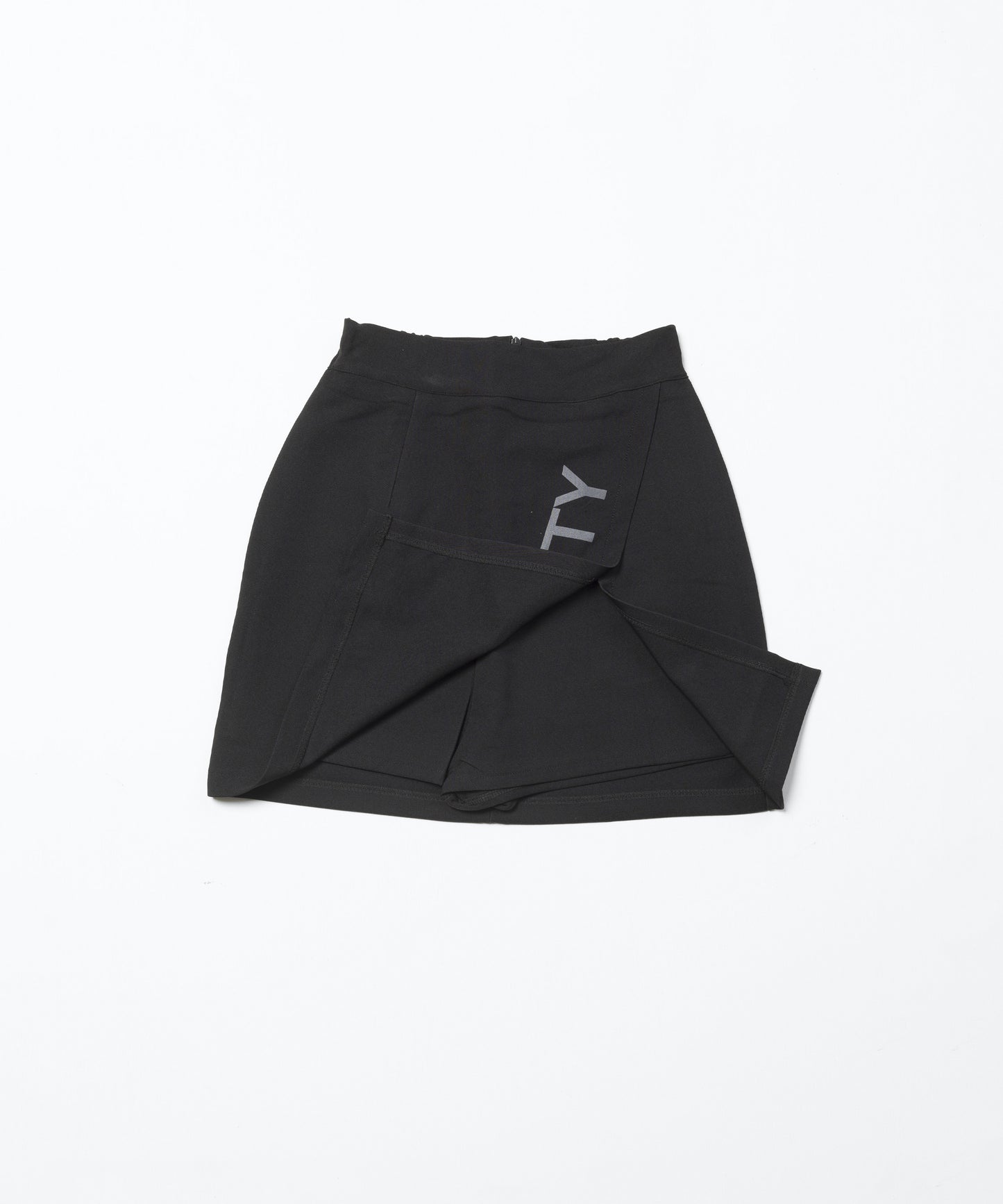 BEAUSTY ロゴ スリットスカート BLACK
