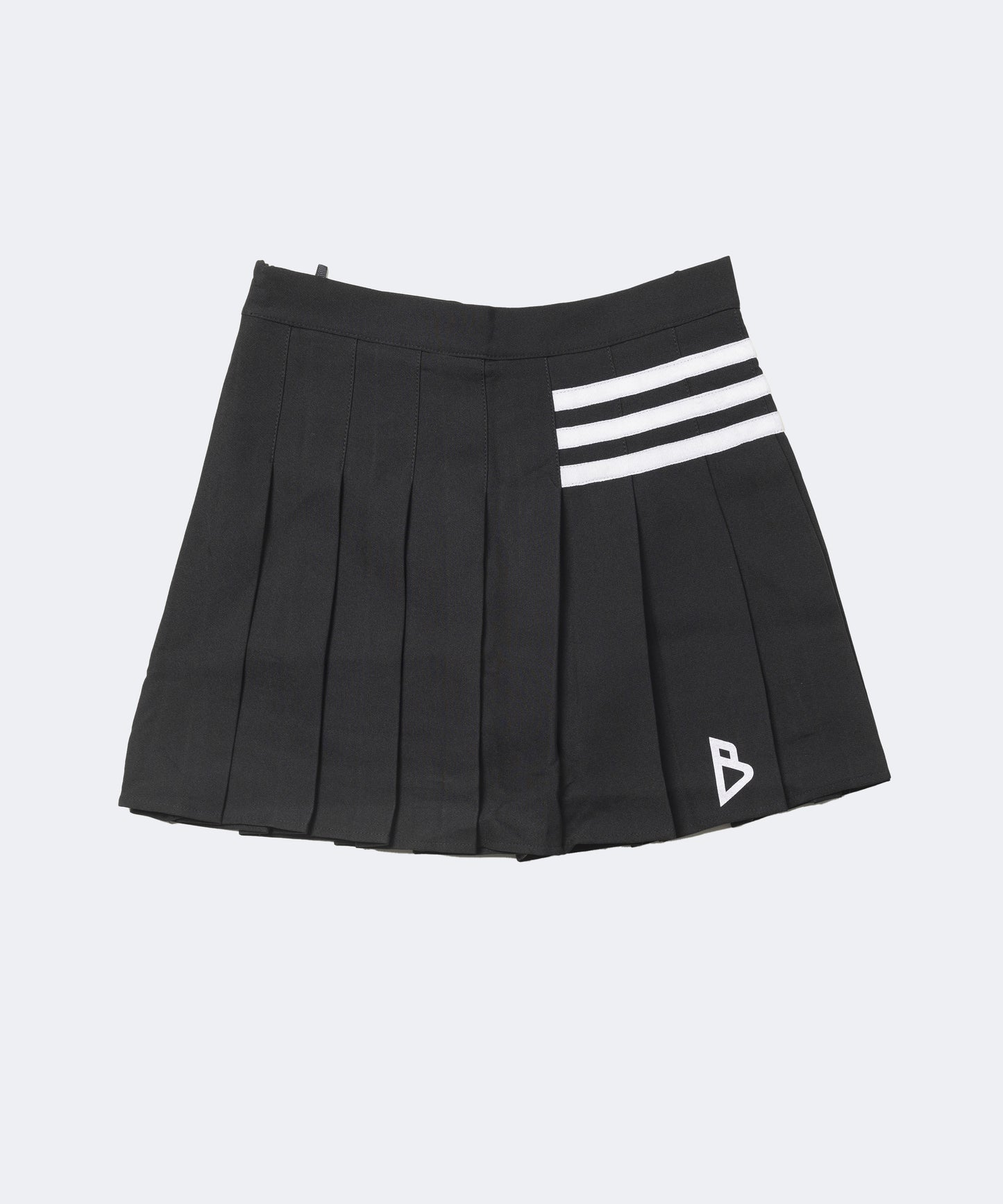 Bロゴ プリーツ スカート BLACK