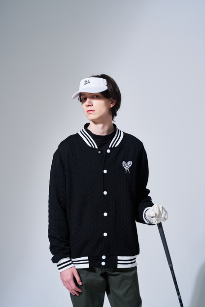 BEAUSTY Drip Heart ロゴ ブルゾン BLACK