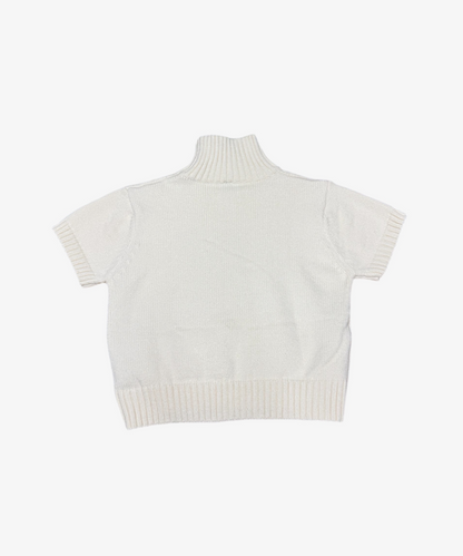 半袖タートルネックニット BEAUSTY Drip Heart ロゴ
