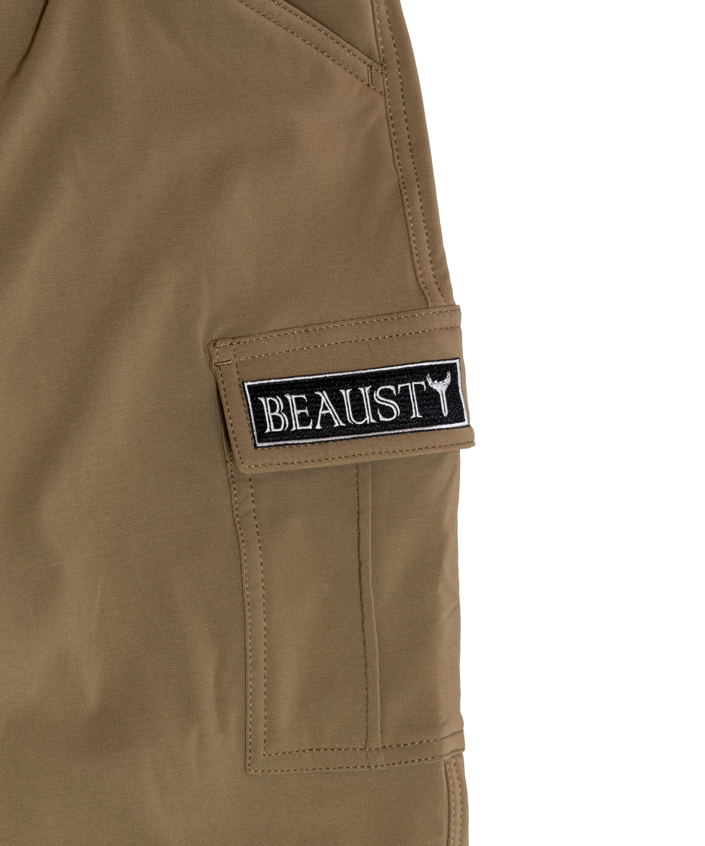 BEAUSTY ストレッチライトウォームカーゴパンツ　キャメル