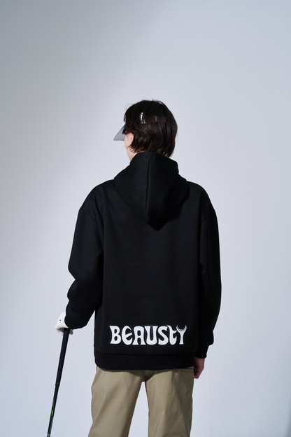 プルオーバーパーカー Bスターロゴ BLACK
