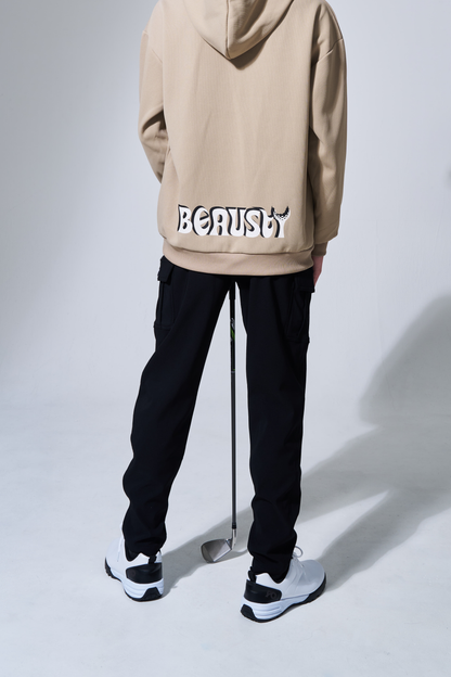 BEAUSTY ストレッチライトウォームカーゴパンツ　ブラック