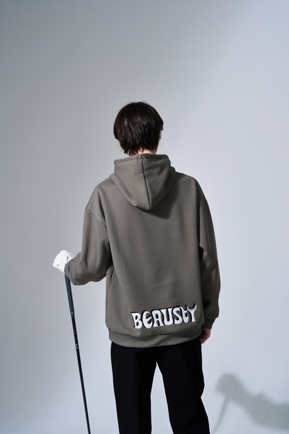 プルオーバーパーカー Bスターロゴ KHAKI