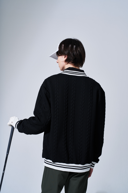 BEAUSTY Drip Heart ロゴ ブルゾン BLACK