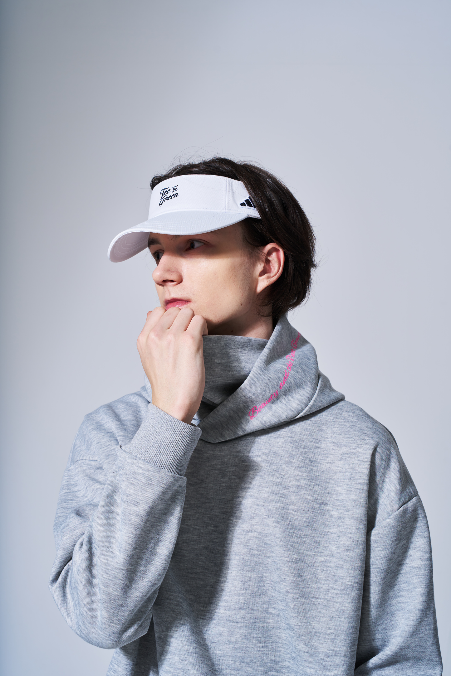 BEAUSTY Drip Heart ハイネックパーカー GLAY×PINK LOGO