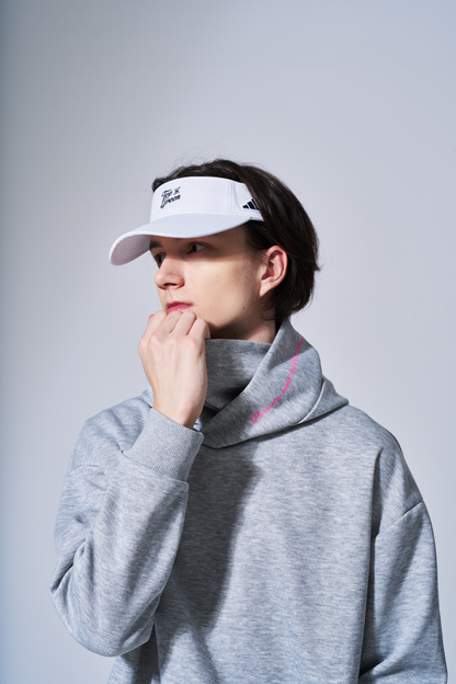 BEAUSTY Drip Heart ハイネックパーカー GLAY×PINK LOGO