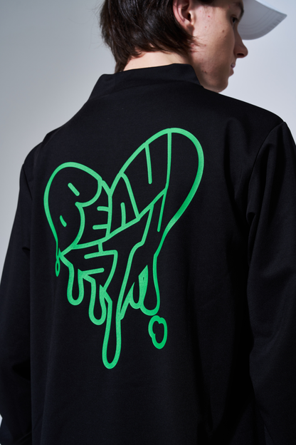 BEAUSTY Drip Heart  モックネック ロングスリーブ