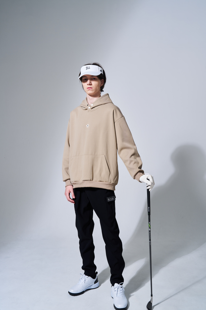 プルオーバーパーカー Bスターロゴ BEIGE