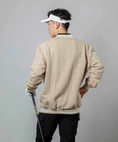 BEAUSTY Drip Heart ロゴ ブルゾン BEIGE