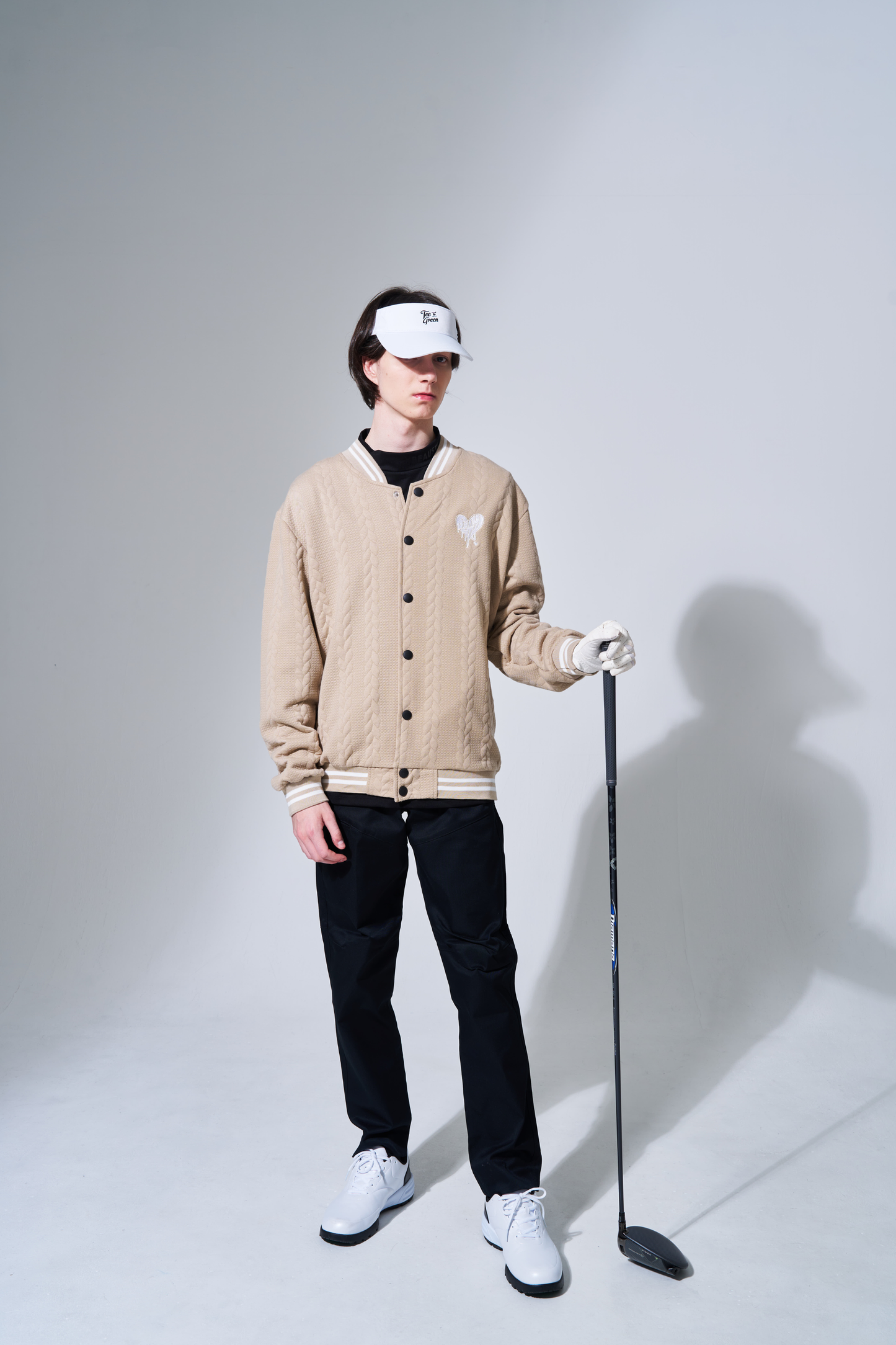 BEAUSTY Drip Heart ロゴ ブルゾン BEIGE