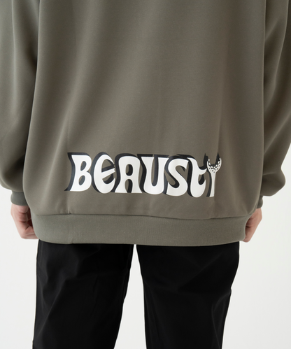 プルオーバーパーカー Bスターロゴ KHAKI