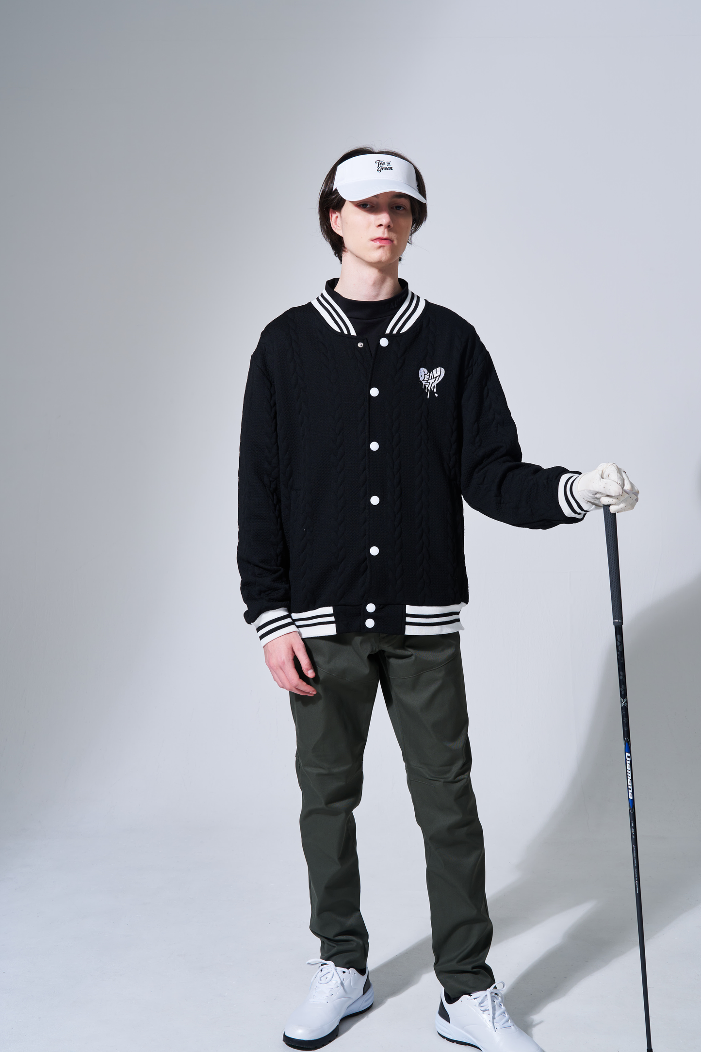 BEAUSTY Drip Heart ロゴ ブルゾン BLACK