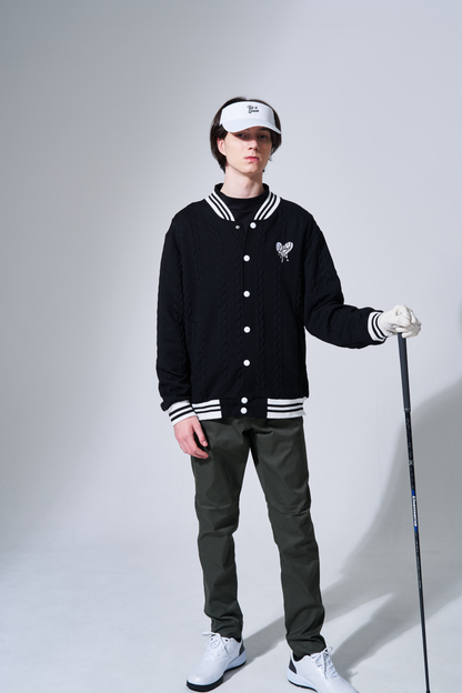BEAUSTY Drip Heart ロゴ ブルゾン BLACK
