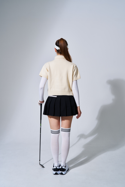 半袖タートルネックニット BEAUSTY Drip Heart ロゴ