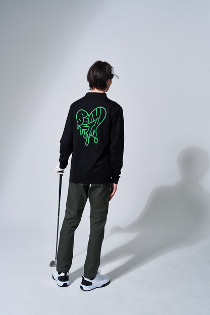 BEAUSTY Drip Heart  モックネック ロングスリーブ