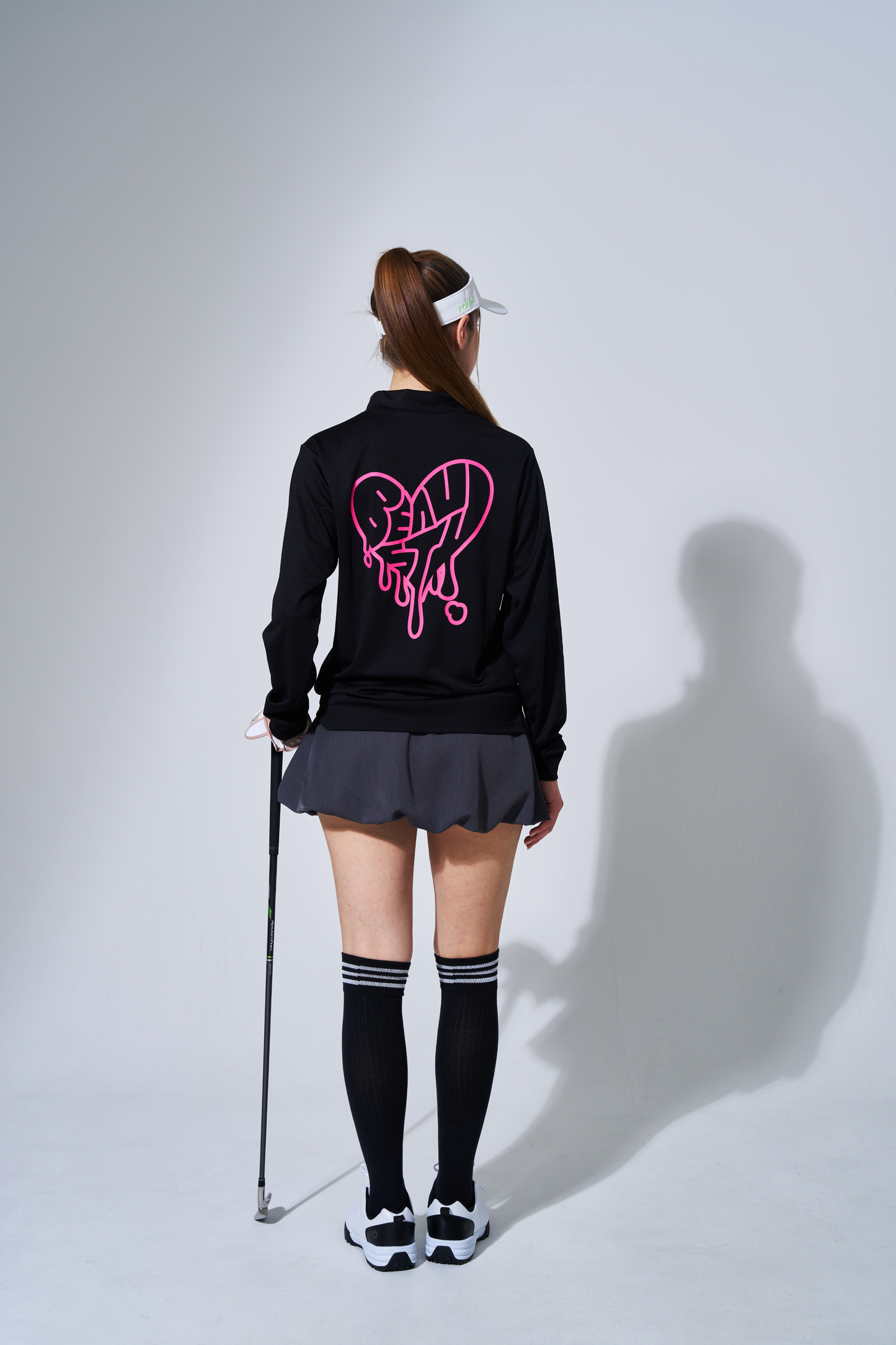 BEAUSTY Drip Heart  モックネック ロングスリーブ