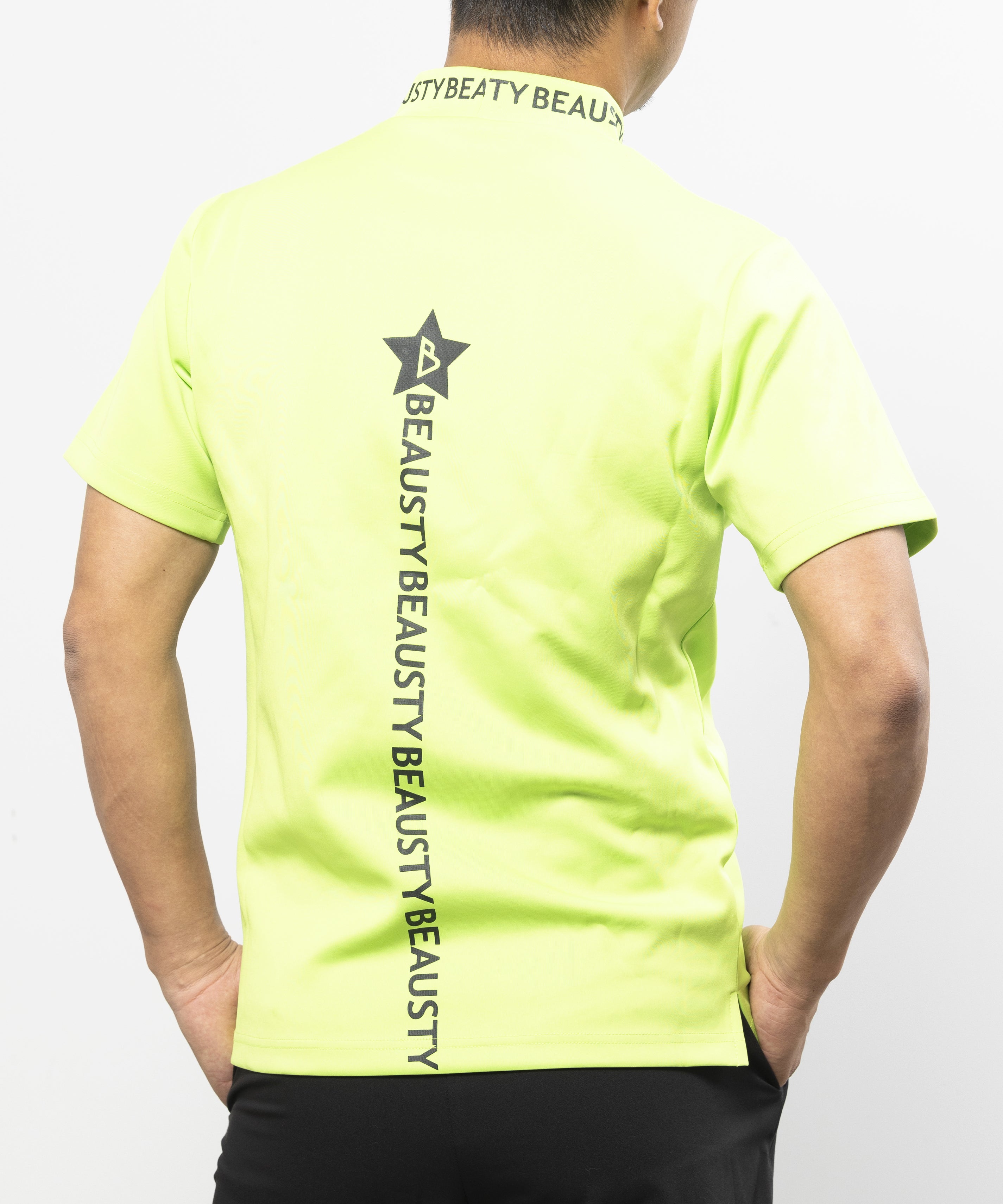 Fuzzykonプリーツシワ加工モックネックTシャツ クールタッチ モックネックシャツ [全4色] – muta Online Store