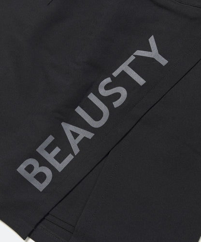 BEAUSTY ロゴ スリットスカート BLACK