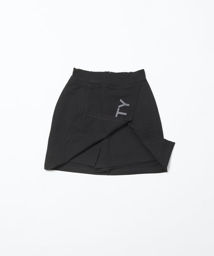 BEAUSTY ロゴ スリットスカート BLACK