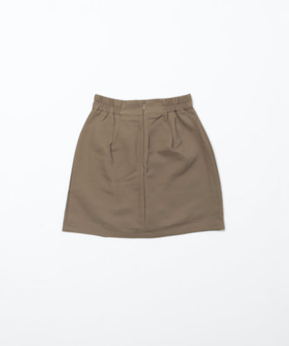 BEAUSTY ロゴ スリットスカート KHAKI