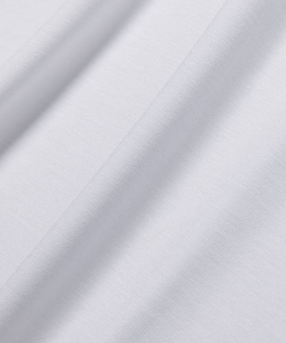 ワンポイント Bスター ロゴ ボタンワンピース WHITE