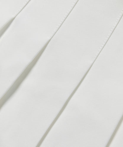 Bロゴ プリーツ スカート WHITE